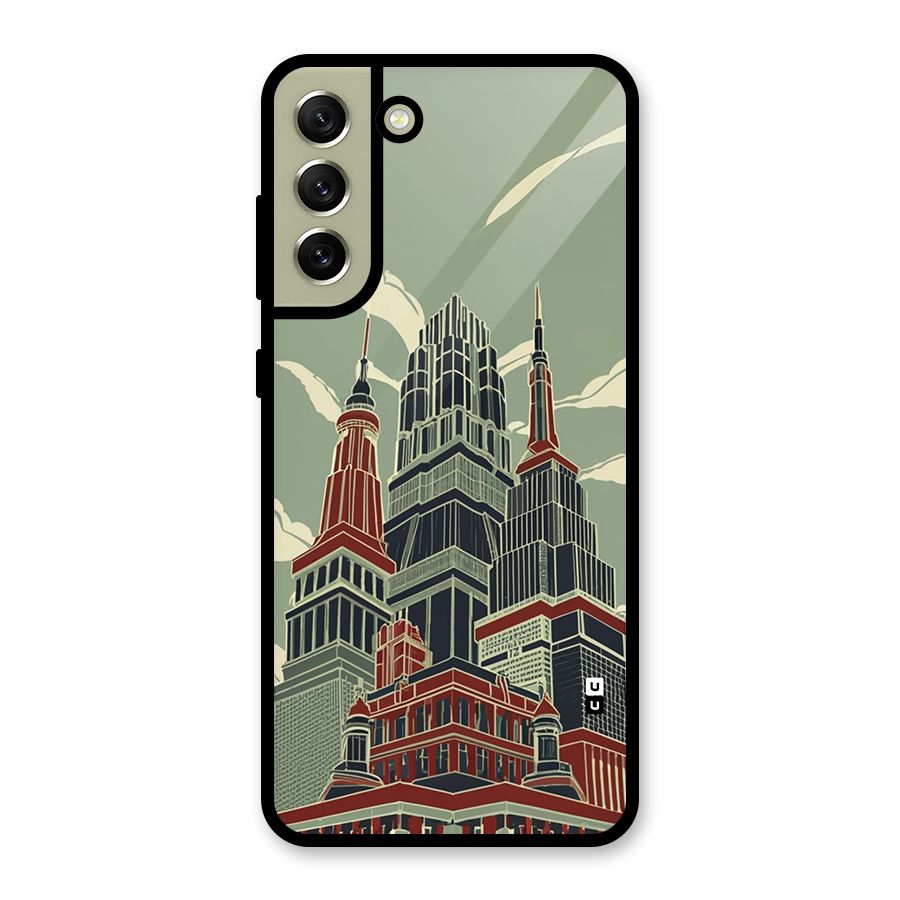Edo Arc Glass Back Case for Galaxy S21 FE 5G