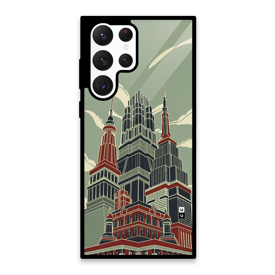 Edo Arc Glass Back Case for Galaxy S22 Ultra 5G