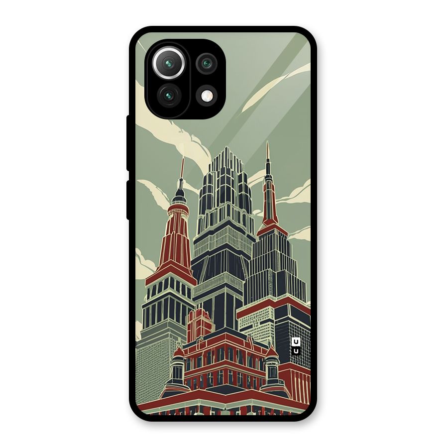 Edo Arc Glass Back Case for Mi 11 Lite NE 5G