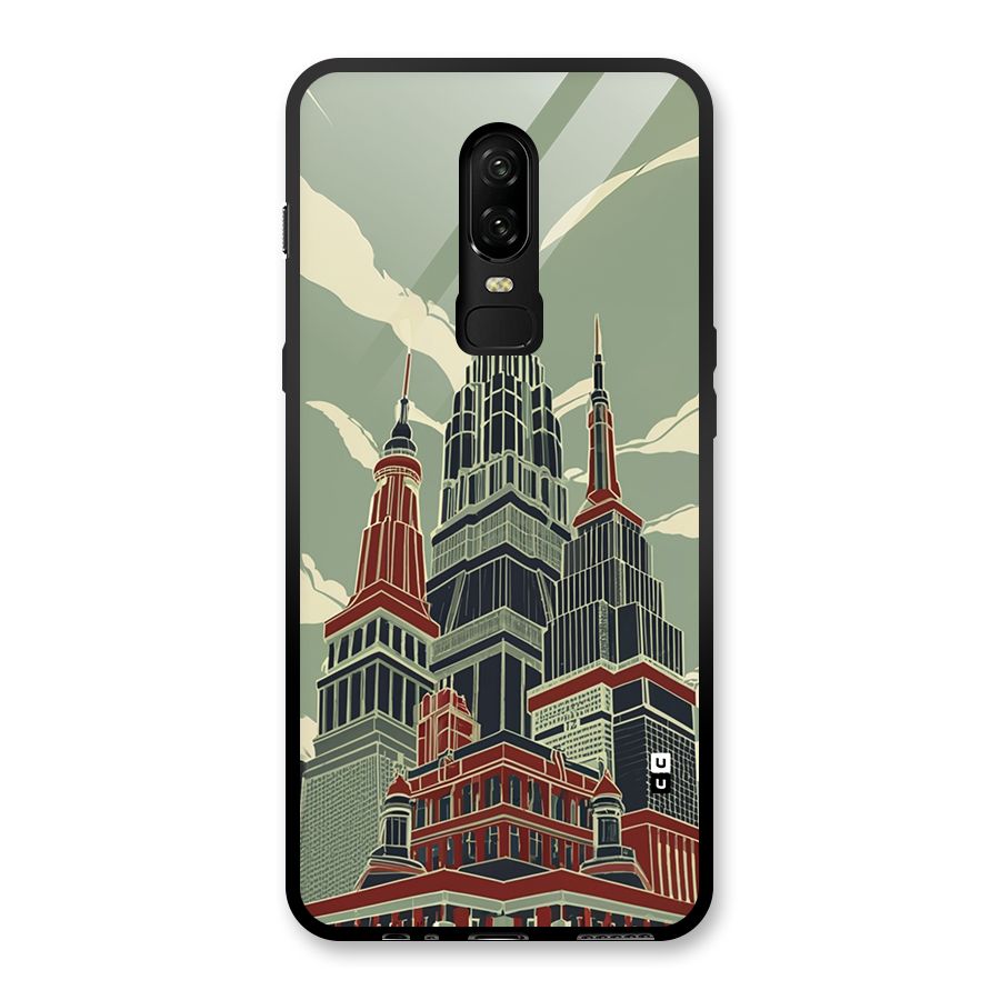 Edo Arc Glass Back Case for OnePlus 6