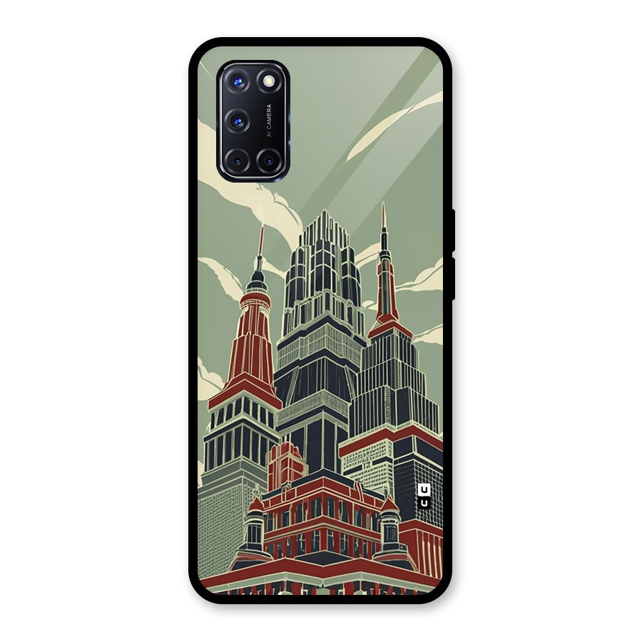 Edo Arc Glass Back Case for Oppo A52