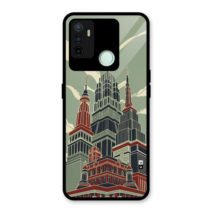 Edo Arc Glass Back Case for Oppo A53
