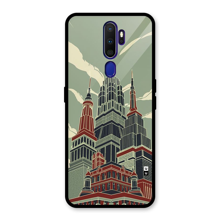 Edo Arc Glass Back Case for Oppo A9 (2020)