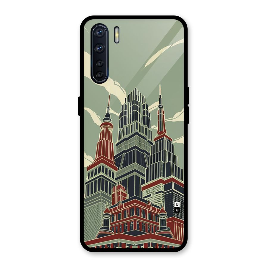 Edo Arc Glass Back Case for Oppo F15