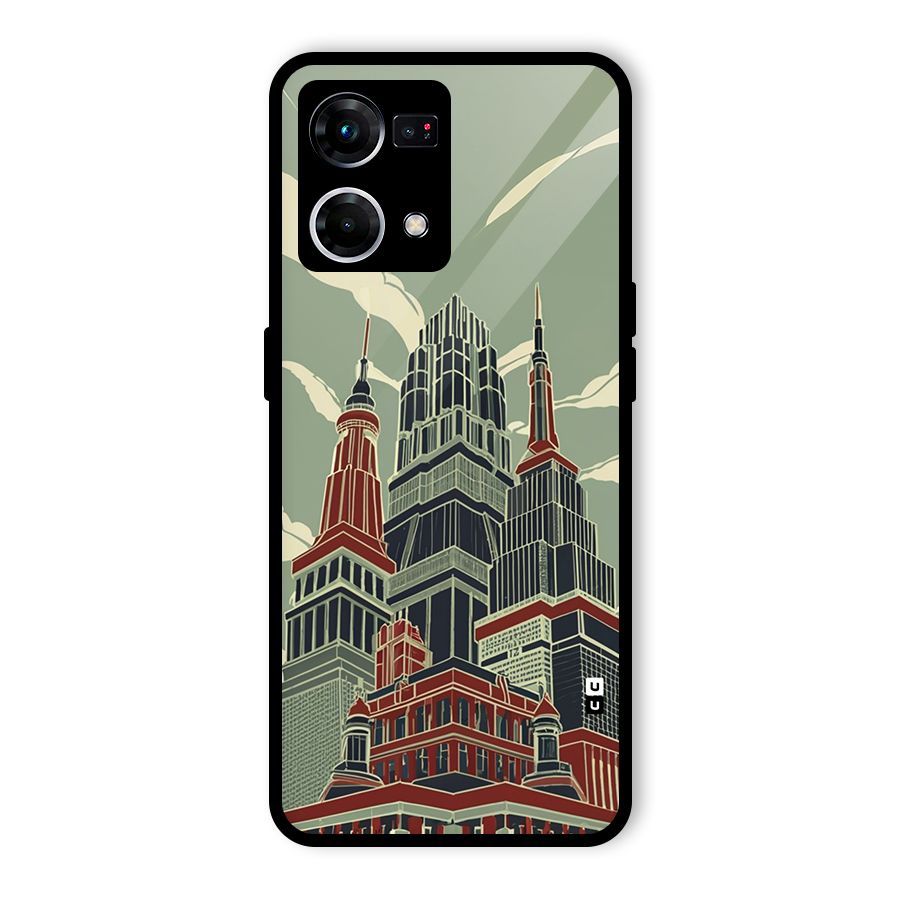 Edo Arc Glass Back Case for Oppo F21s Pro 4G
