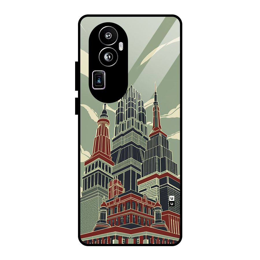 Edo Arc Glass Back Case for Oppo Reno10 Pro Plus