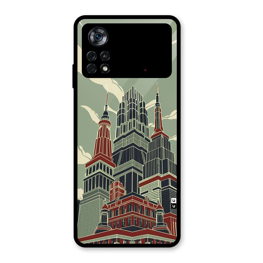 Edo Arc Glass Back Case for Poco X4 Pro 5G