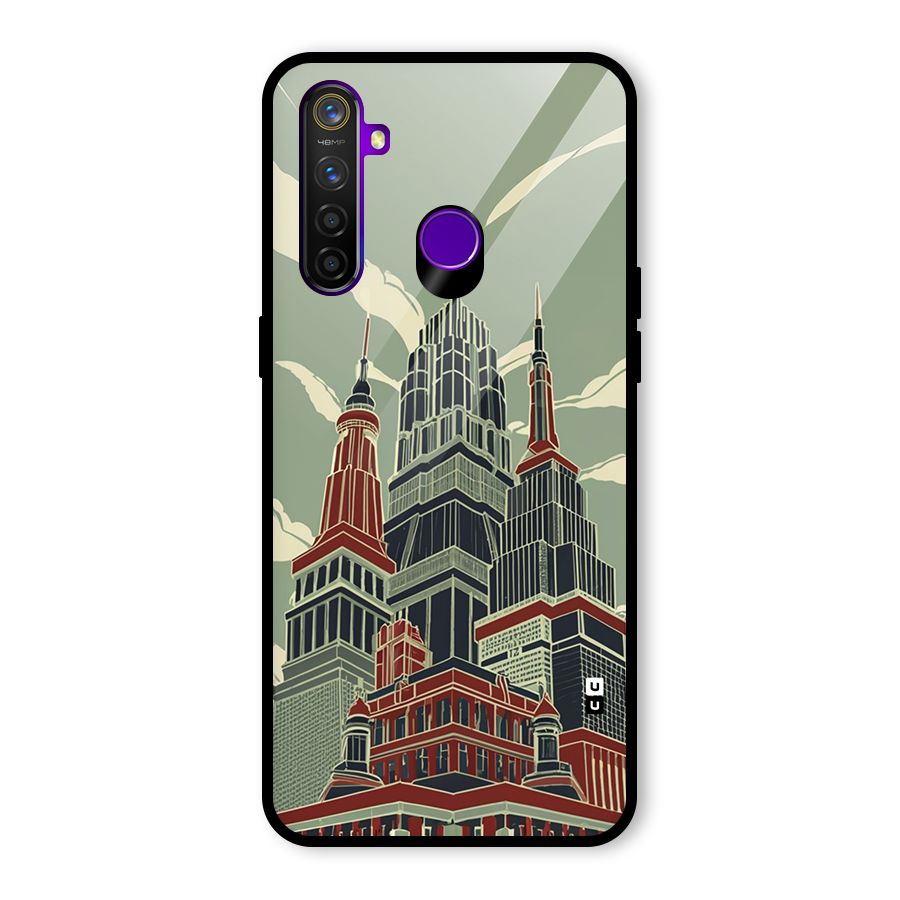 Edo Arc Glass Back Case for Realme 5 Pro