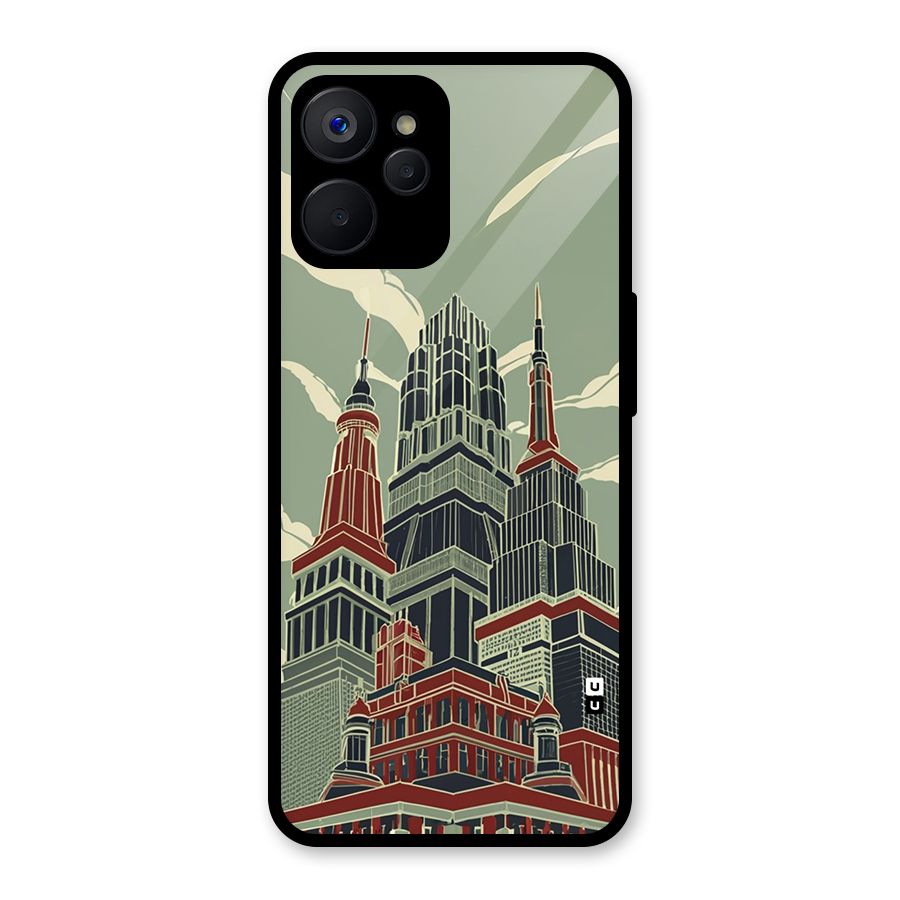 Edo Arc Glass Back Case for Realme 9i 5G