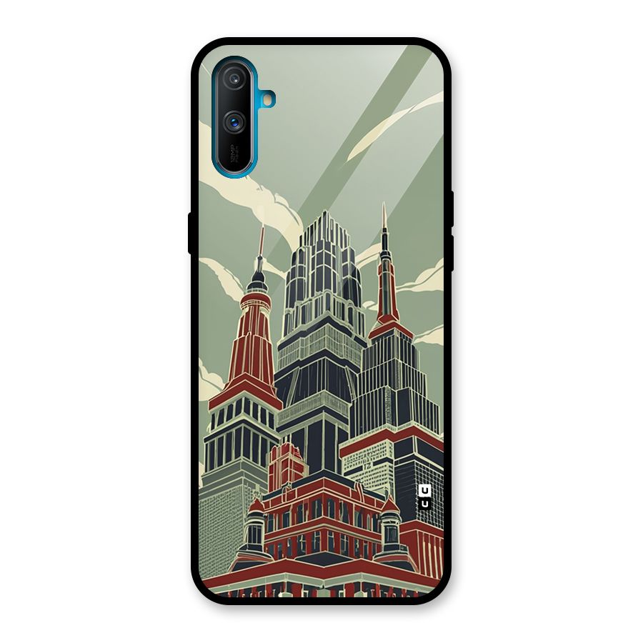 Edo Arc Glass Back Case for Realme C3