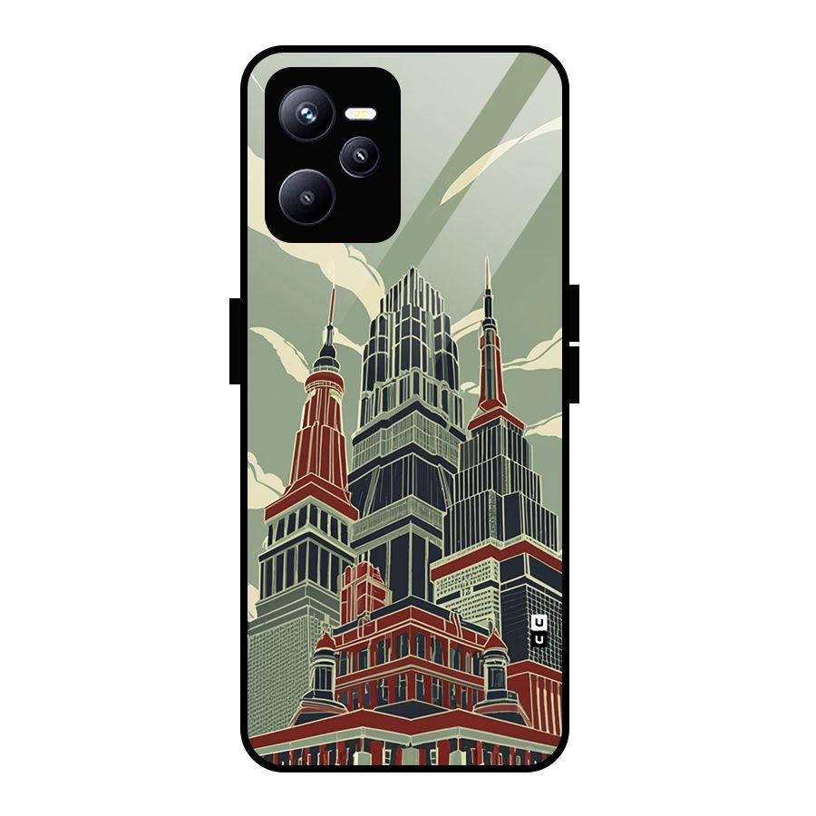 Edo Arc Glass Back Case for Realme C35