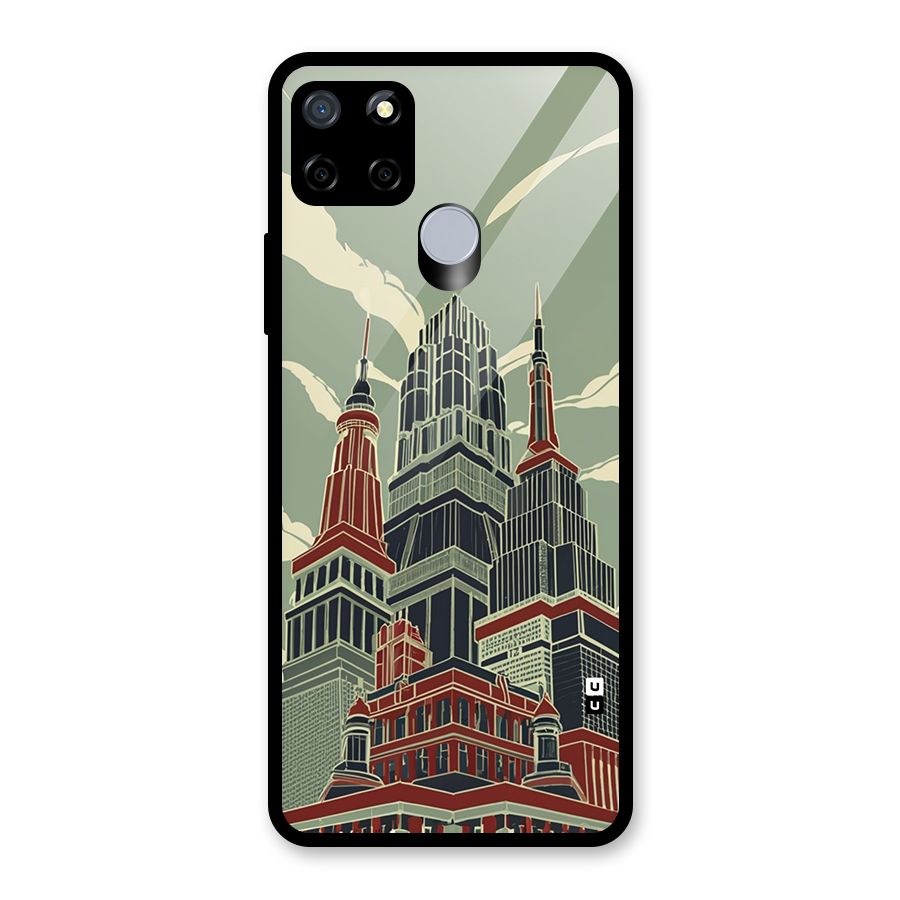 Edo Arc Glass Back Case for Realme Narzo 20