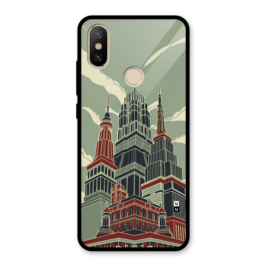 Edo Arc Glass Back Case for Redmi A1