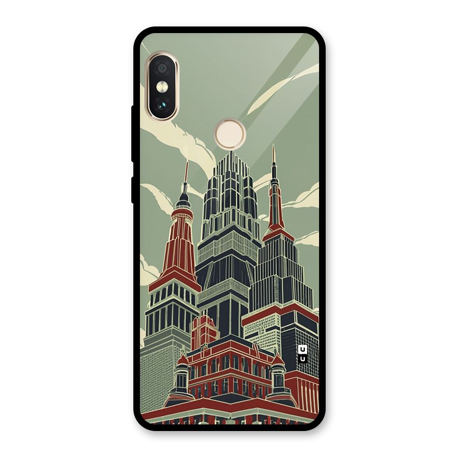 Edo Arc Glass Back Case for Redmi Note 5 Pro
