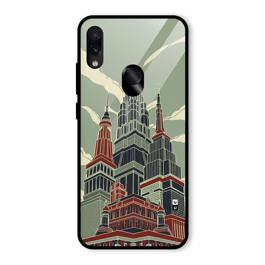 Edo Arc Glass Back Case for Redmi Note 7 Pro