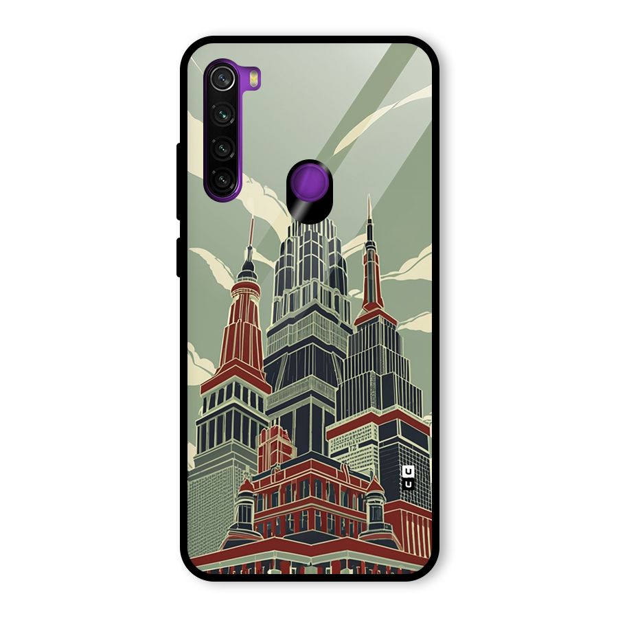 Edo Arc Glass Back Case for Redmi Note 8