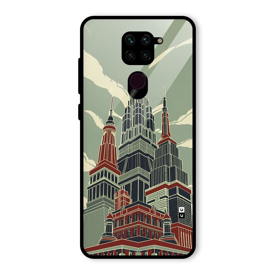Edo Arc Glass Back Case for Redmi Note 9