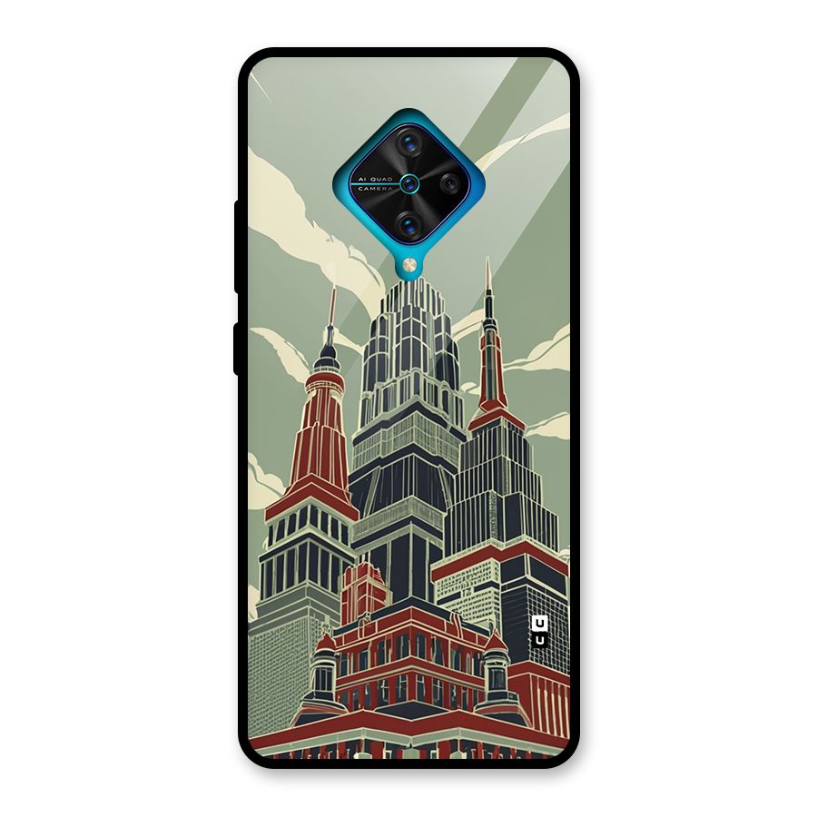 Edo Arc Glass Back Case for Vivo S1 Pro