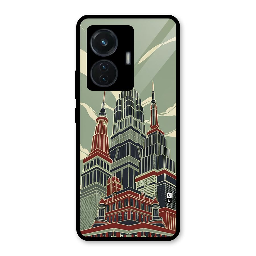Edo Arc Glass Back Case for Vivo T1 44W