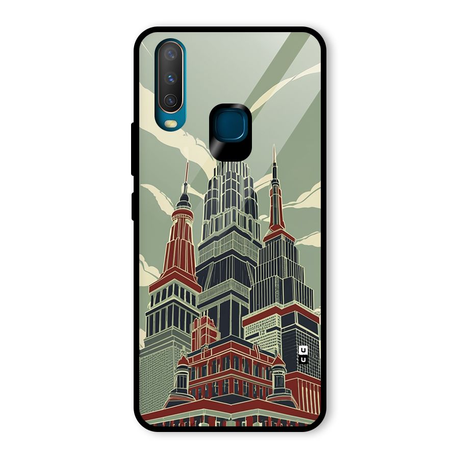 Edo Arc Glass Back Case for Vivo U10