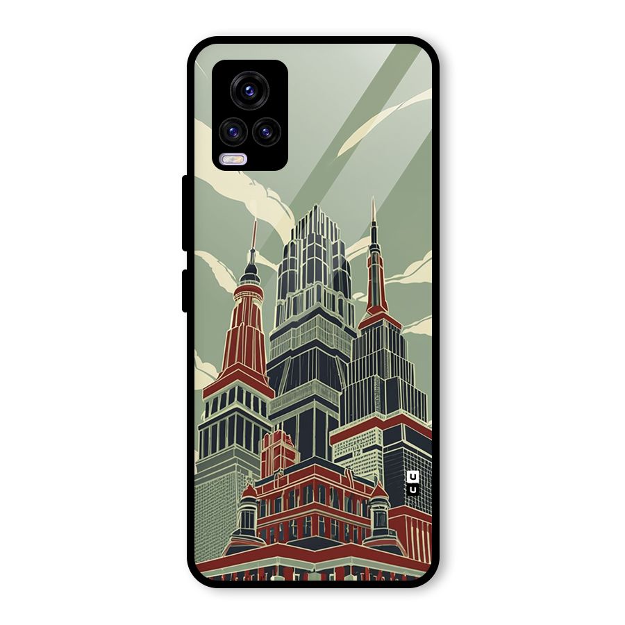 Edo Arc Glass Back Case for Vivo V20