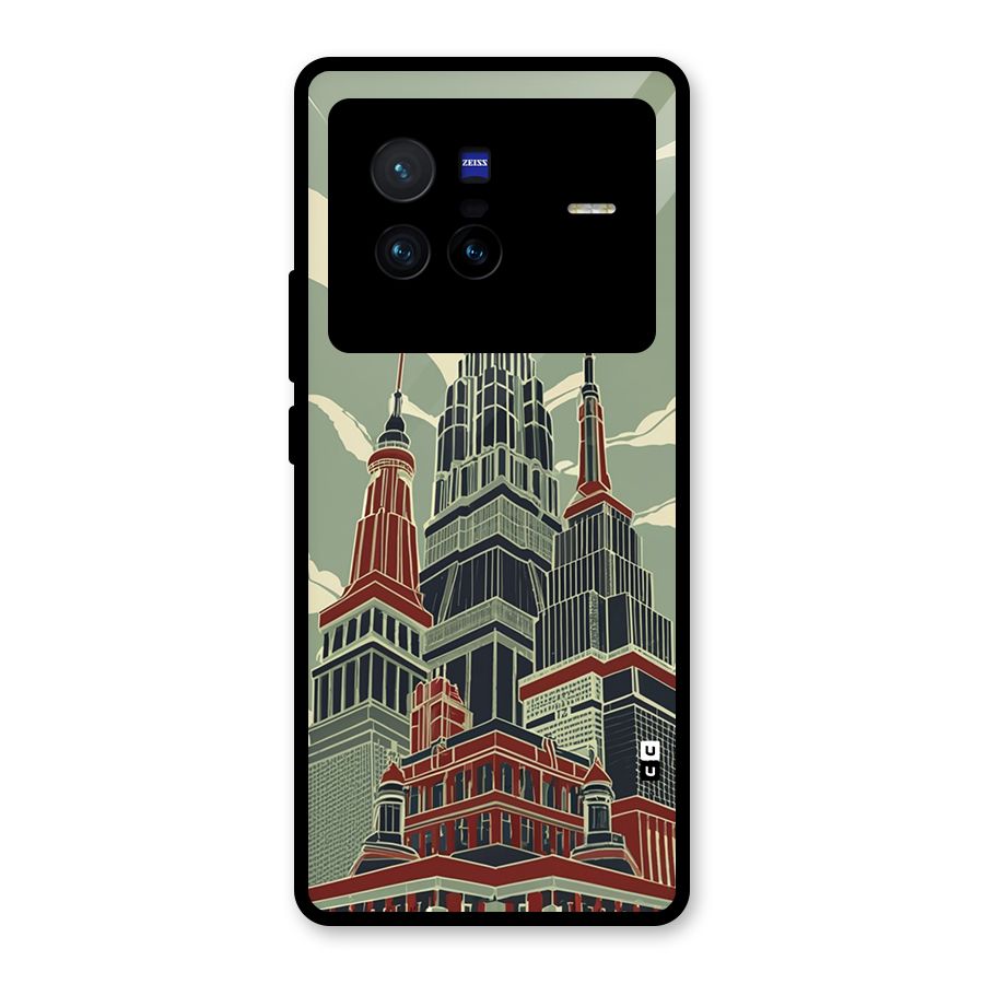 Edo Arc Glass Back Case for Vivo X80