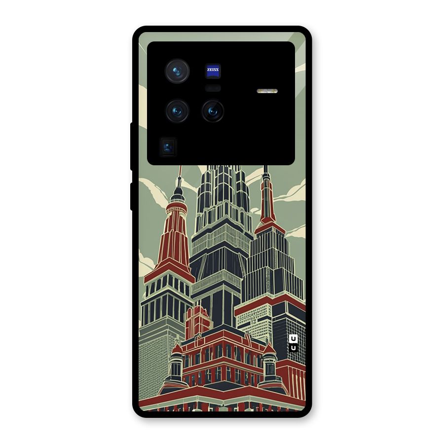 Edo Arc Glass Back Case for Vivo X80 Pro