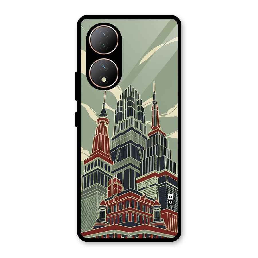 Edo Arc Glass Back Case for Vivo Y100A