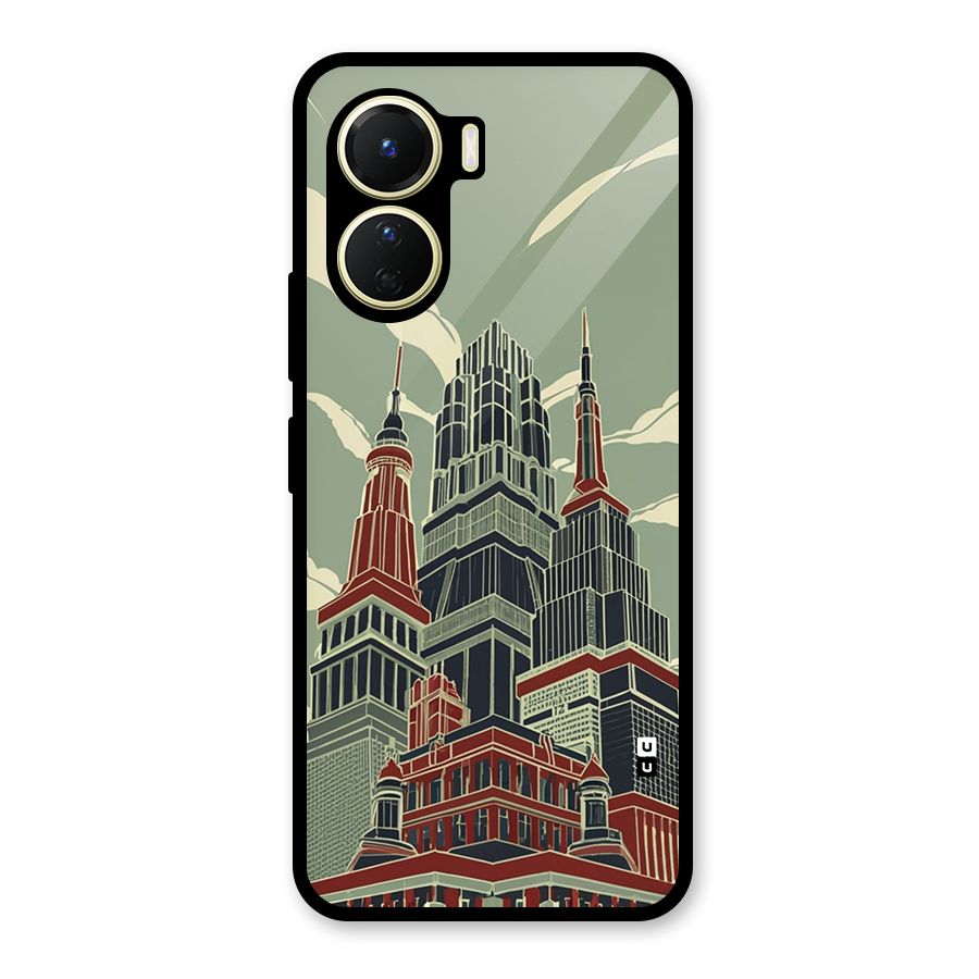 Edo Arc Glass Back Case for Vivo Y16