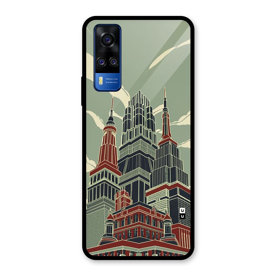 Edo Arc Glass Back Case for Vivo Y31