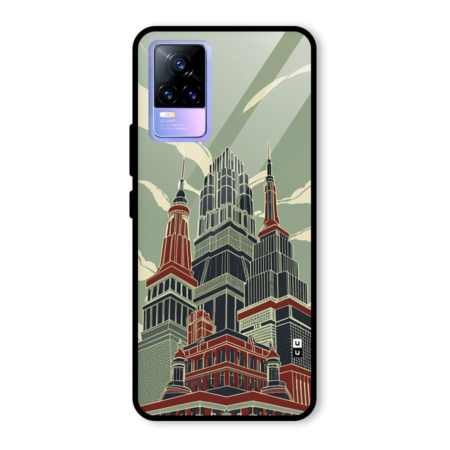 Edo Arc Glass Back Case for Vivo Y73