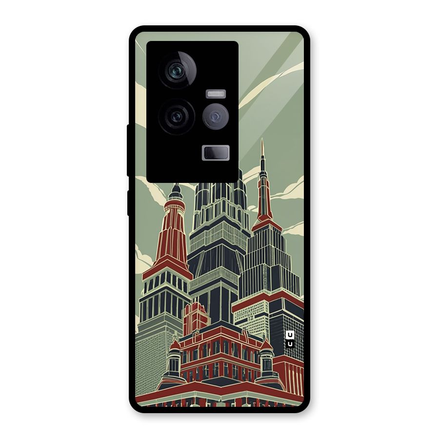 Edo Arc Glass Back Case for Vivo iQOO 11 5G