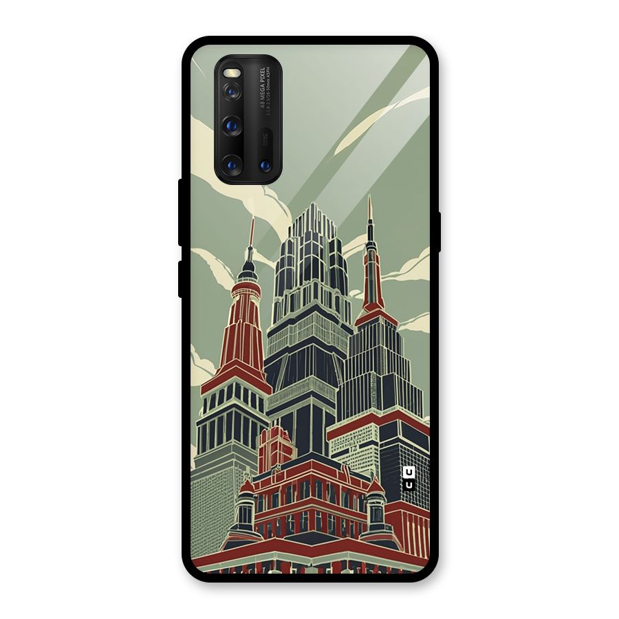 Edo Arc Glass Back Case for Vivo iQOO 3