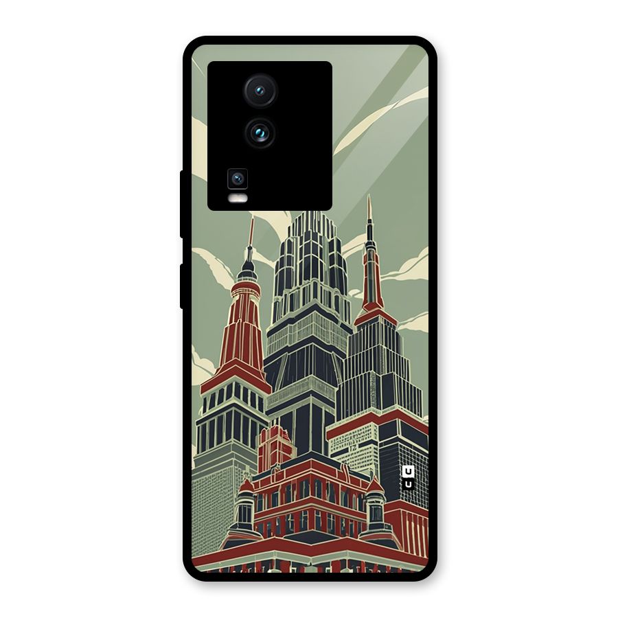 Edo Arc Glass Back Case for Vivo iQOO Neo 7