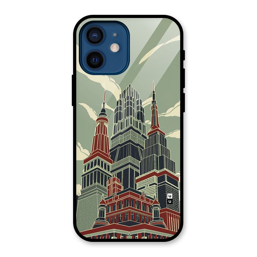 Edo Arc Glass Back Case for iPhone 12 Mini