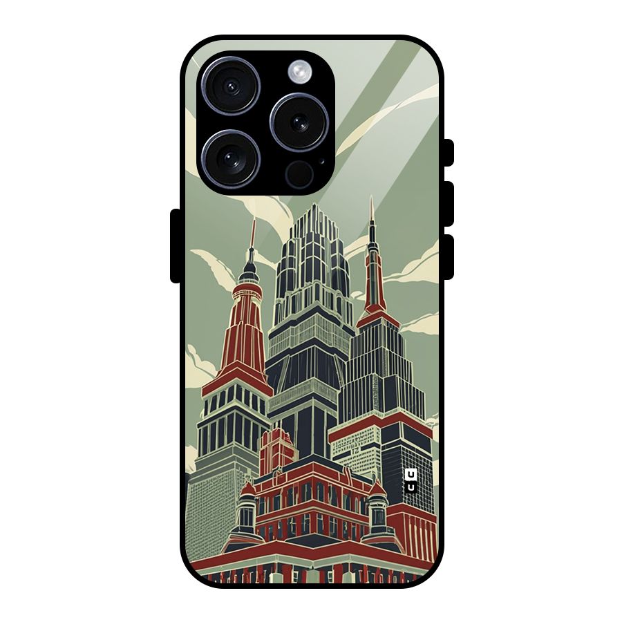 Edo Arc Glass Back Case for iPhone 15 Pro
