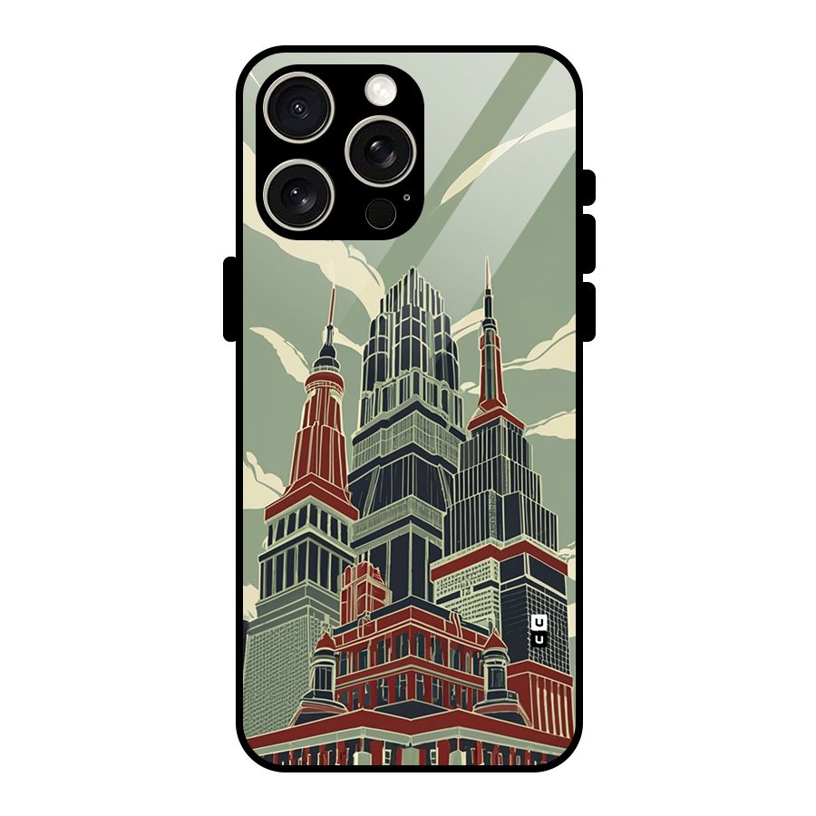 Edo Arc Glass Back Case for iPhone 15 Pro Max