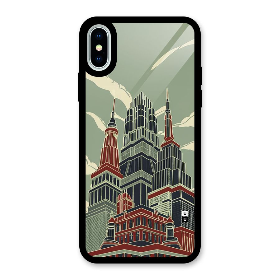 Edo Arc Glass Back Case for iPhone XS