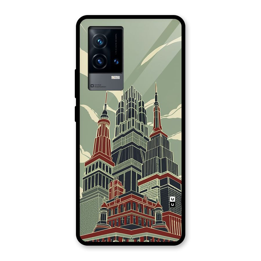 Edo Arc Glass Back Case for iQOO 9 5G