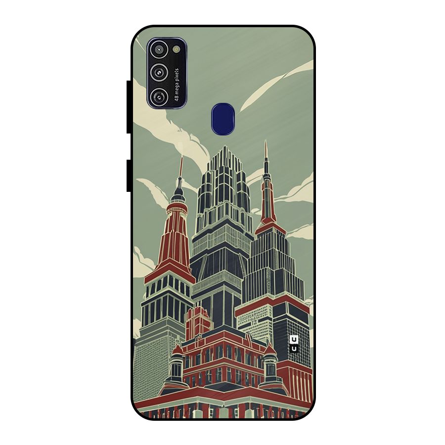 Edo Arc Metal Back Case for Galaxy M30s