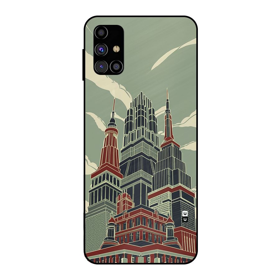 Edo Arc Metal Back Case for Galaxy M31s