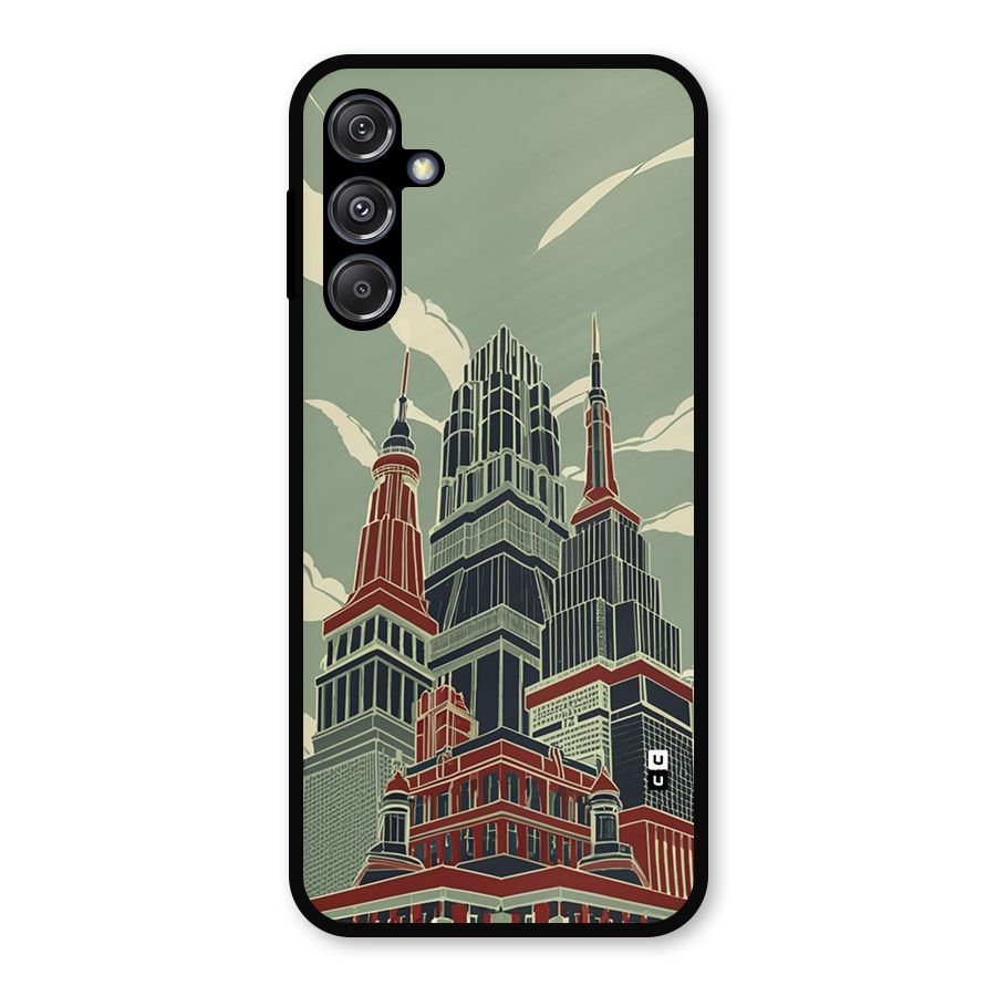 Edo Arc Metal Back Case for Galaxy M34 5G