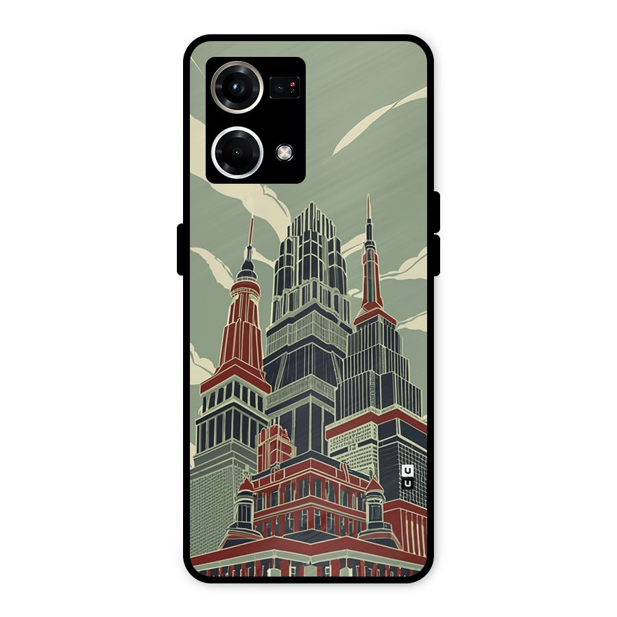 Edo Arc Metal Back Case for Oppo F21s Pro 4G