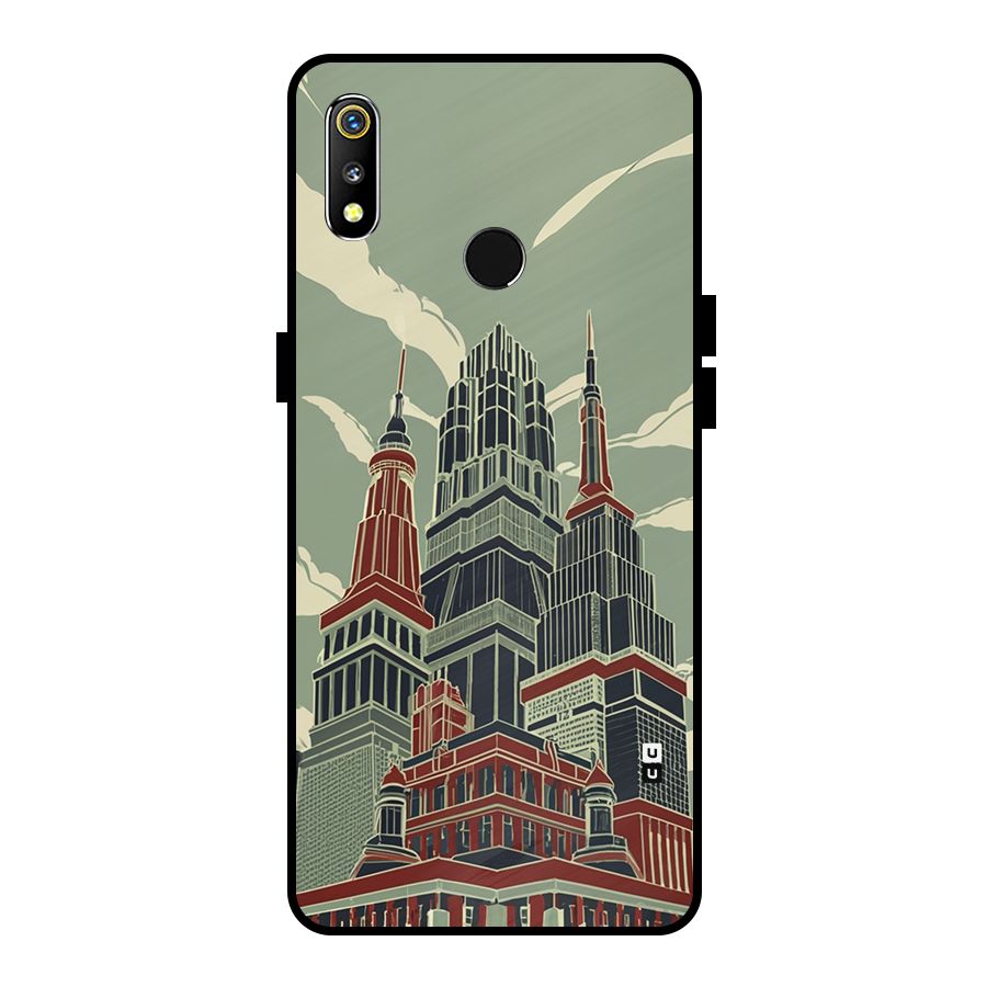 Edo Arc Metal Back Case for Realme 3
