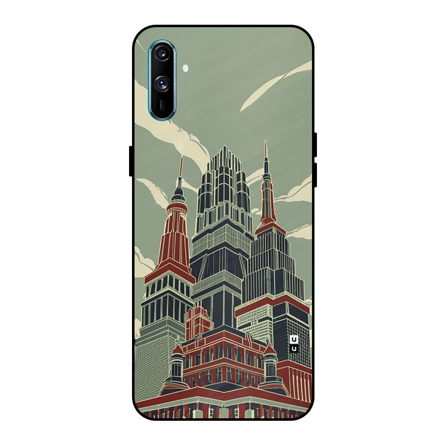 Edo Arc Metal Back Case for Realme C3