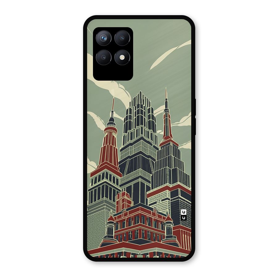 Edo Arc Metal Back Case for Realme Narzo 50