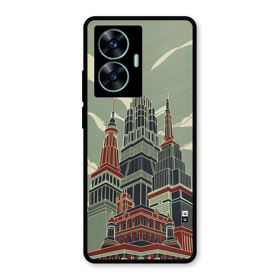 Edo Arc Metal Back Case for Realme Narzo N55