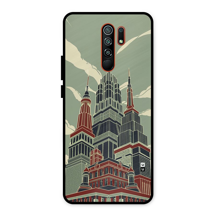 Edo Arc Metal Back Case for Redmi 9 Prime