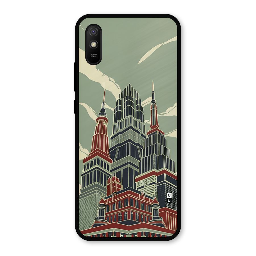Edo Arc Metal Back Case for Redmi 9a