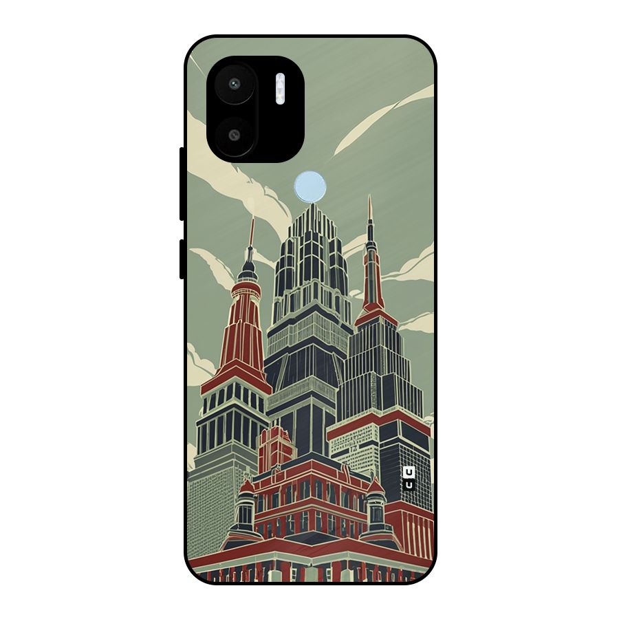 Edo Arc Metal Back Case for Redmi A2 Plus